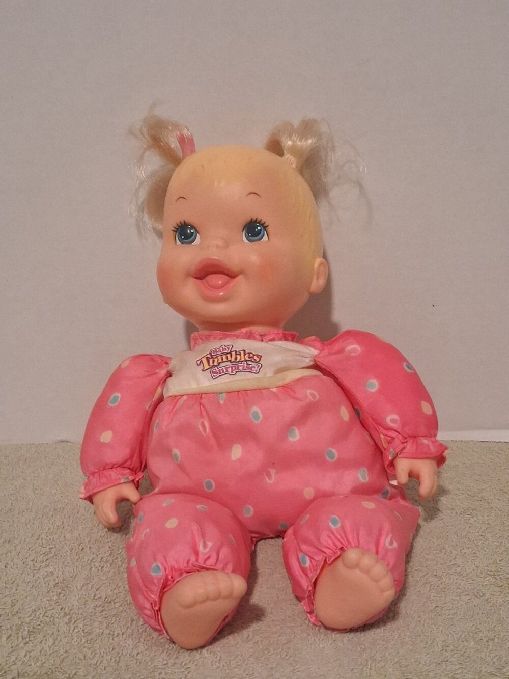 Vintage Baby Tumbles Surprise Baby Doll 1995 Toy Biz Somersaults COLLECTABLE